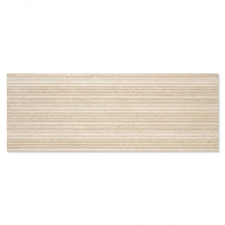 Veggflis <strong>Glamstone</strong>  Beige Matt Relieff 33x90 cm